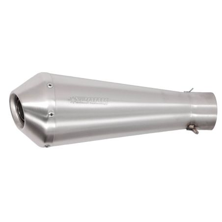 Silencieux racing universel Megaphone SPARK, inox brosse, diamètre 60mm + DB Killer