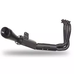 Ligne complète Spark inox Black, chambre insonorisante, silencieux 60'S homologué - Triumph Trident 660, Tiger Sport 660