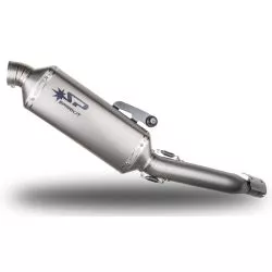 Silencieux Spark DAKAR Titane + raccord, position latérale haute homologué - Yamaha 700 Ténéré 2019-2021