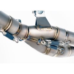 Ligne racing complète Spark, collecteur acier + silencieux Force titane - Yamaha YZF R6 2017 et +