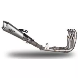 Ligne complète racing Spark Full titane, silencieux KONIX Evo version longue + collecteur - Yamaha YZF-R1 2015 et +