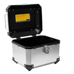 X-PLOR - Topcase Plastique couleur Aluminium 52L