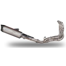 Ligne complète racing Spark, silencieux FORCE Evo titane long + collecteur inox - Honda CBR1000RR 2020 et +