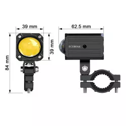 Feux Additionnels Ecobene 2x30w - Feux de jour / Longue portées faisceau large