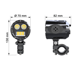 Sifam - Feux Additionnels 2x45w Faisceau extra large Feux de jour / Lo