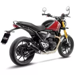 Échappement silencieux racing Slip-On LeoVince GP ONE Inox pour Triumph Speed 400 et Scrambler 400X