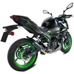 Echappement silencieux IXRACE MK2 black édition homologué - Kawasaki Z400, Ninja 400, Z500, Ninja 500