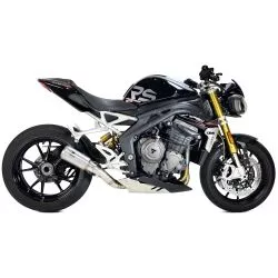 Ligne d'échappement IXRACE MK2 Inox édition pour Triumph Speed Triple 1200 RS 2021-2023