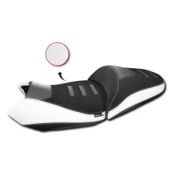 Selle confort PILOTE Isotta couleur blanche pour BMW R 1300 GS