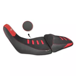 Selle confort Isotta couleur NOIR ROUGE pour Honda CRF 1100 L Africa Twin