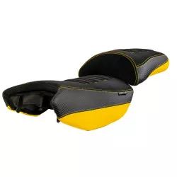 Selle confort Isotta couleur NOIR JAUNE pour Benelli TRK 502 2017-2023