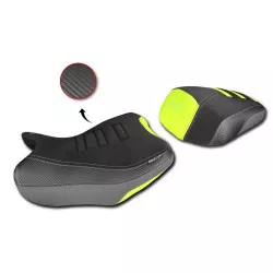 Selle confort Isotta couleur NOIR JAUNE pour Benelli TRK 702 2023 et +