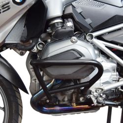 Crash Bar Isotta en acier peintes en noir pour BMW R1200GS / Rallye 2013-2018