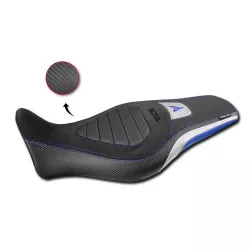 Housse de selle Isotta couleur NOIR BLEU pour Yamaha MT-09 2021-2024