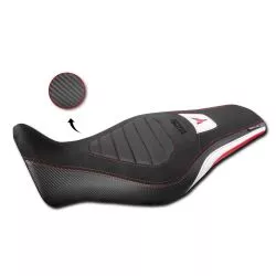 Housse de selle Isotta couleur NOIR ROUGE pour Yamaha MT-09 2021-2024