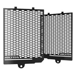 Paire de grilles de radiateur Isotta en aluminium noir - BMW R1300GS 2023 et +