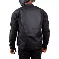 Blouson moto ICON Overlord3 cuir noir