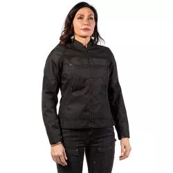 Blouson moto femme ICON Overlord3 noir