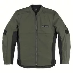 Blouson moto ICON SLABTOWN Vert