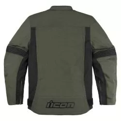Blouson moto ICON SLABTOWN Vert