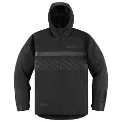 Blouson moto Femme ICON PDX3 Noir