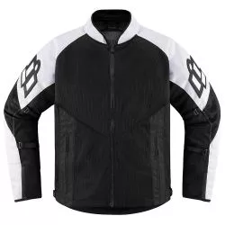 Blouson moto ICON Mesh AF Blanc