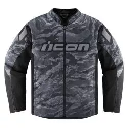 Blouson moto ICON Hooligan CE Tigersblood Gris