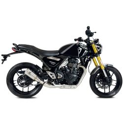 Echappement silencieux IXRACE MK2 inox homologué - Triumph Speed 400 et Scrambler 400 2024 et +