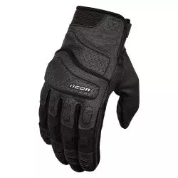 Gants moto femme Icon Superduty 3 Noir
