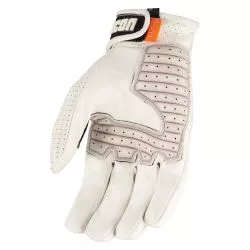 Gants moto Icon Slabtown Blanc