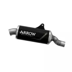 Silencieux INDY RACE EVO ARROW 72654AON Aluminium Dark embout acier - Voge 900 DSX 2024 et +
