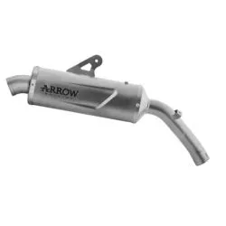 Silencieux INDY RACE EVO ARROW 72654PO Titane embout acier - Voge 900 DSX 2024 et +