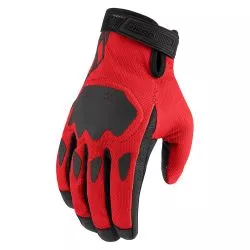 Gants moto Icon Hooligan CE Rouge