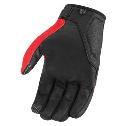 Gants moto Icon Hooligan CE Rouge