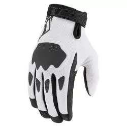 Gants moto Icon Hooligan CE Blanc