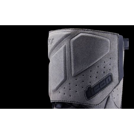 Bottes moto Homme ICON Alcan WP CE Gris