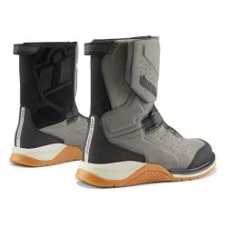 Bottes moto Homme ICON Alcan WP CE Gris