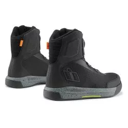 Chaussures moto Homme ICON Overlord Vented CE Noir