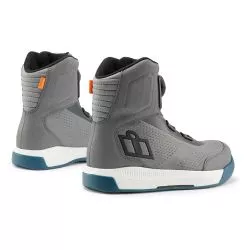 Chaussures moto Homme ICON Overlord Vented CE Gris
