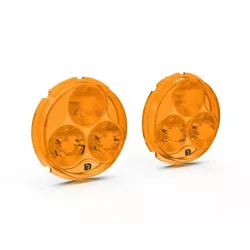 Lentilles DENALI TriOptic ambrées pour feu diurnes D3 