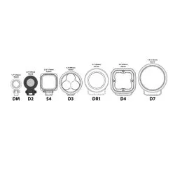 Feu additionnel DENALI D2 LED 10W - à l'unité
