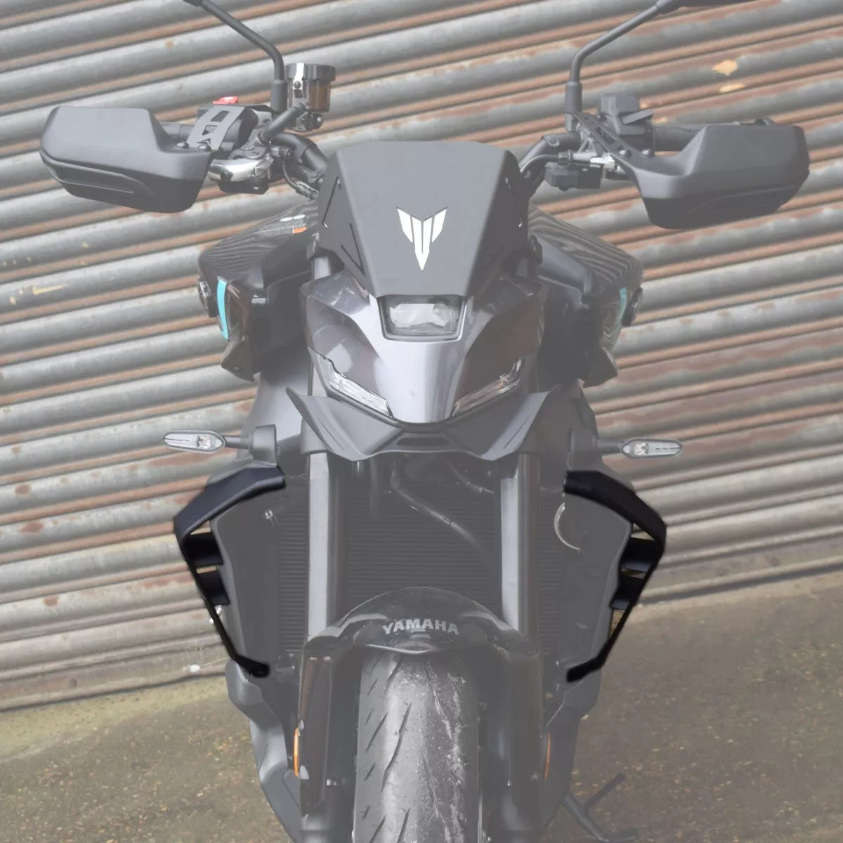 Carénage d'aile fixe de becquet avant de moto pour Yamaha MT-09 MT09 SP 2024-2025 Kit d'aileron d'aile aérodynamique d'aile latérale ABS  201355758