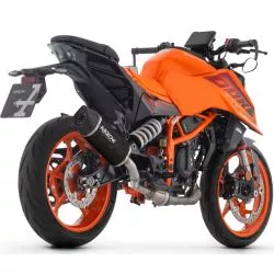 Silencieux INDY RACE EVO ARROW 71972AKN Aluminium Dark KTM Duke 125 et 390 2024 et +
