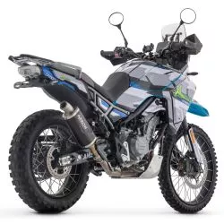 Silencieux INDY RACE EVO ARROW 72655AON Aluminium Dark embout acier CF Moto 450 MT 2024