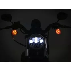 Phare DENALI M7 LED Ø177mm noir chrome