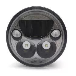 Phare DENALI M5 LED Ø145mm noir chrome
