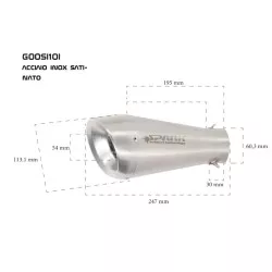 Silencieux 60'S SPARK universel