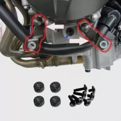 Kit de fixation pour sabot moteur Ermax - Kawasaki Z 800/800 E 2013 et +