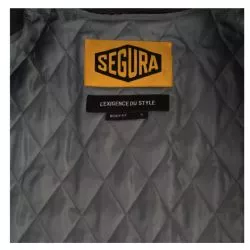 Blouson moto cuir SEGURA FORMULA noir