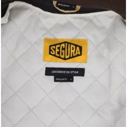 Blouson moto SEGURA TAMPICO beige